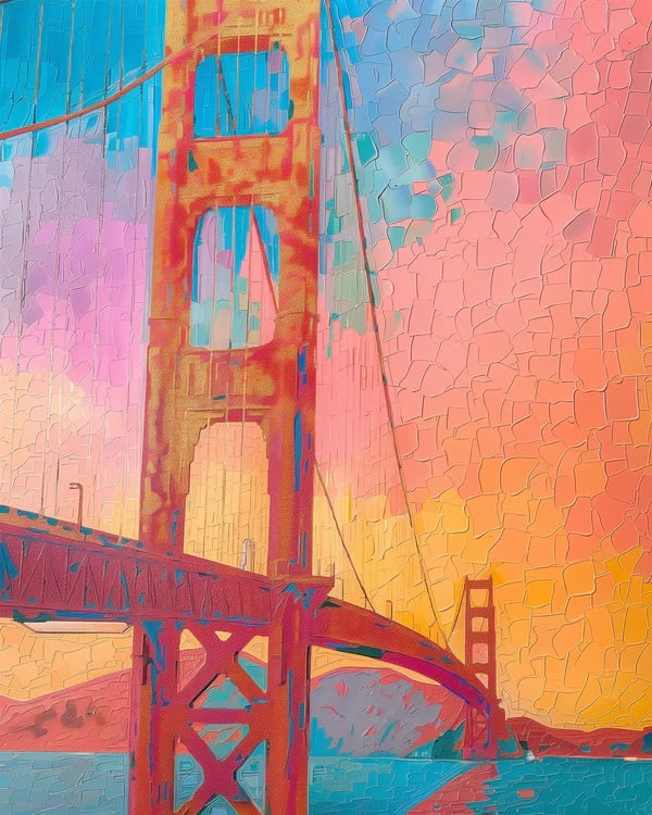 Golden Gate Bridge Paint by Numbers Kit