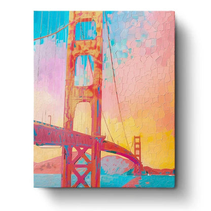 Golden Gate Bridge Paint by Numbers Kit