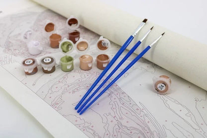 Floral Vase Paint by Numbers Kit