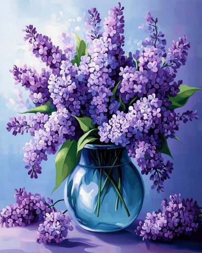 Lilac Blooms Paint by Numbers Kit