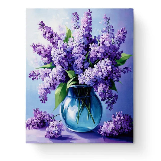 Lilac Blooms Paint by Numbers Kit
