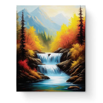 Majestic Waterfall Paint by Numbers Kit